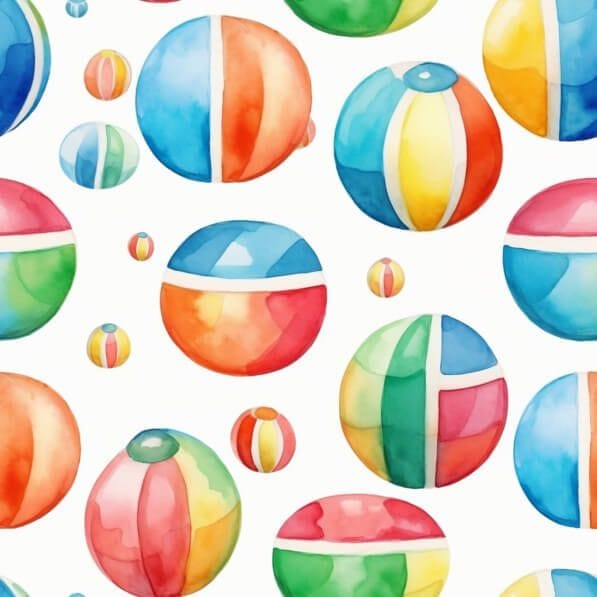 Free Printable Beach Ball Pattern