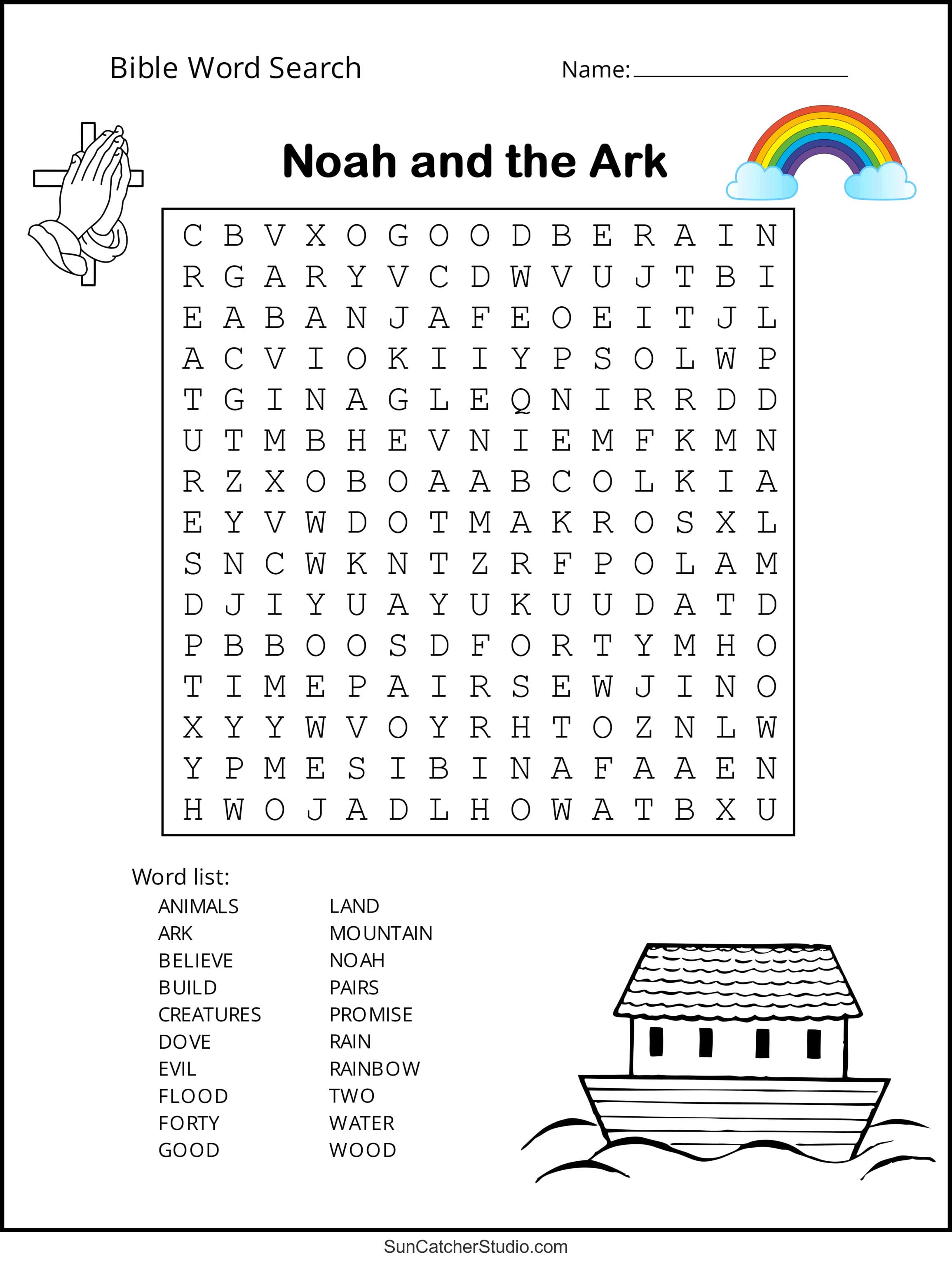 Bible Word Search Structure