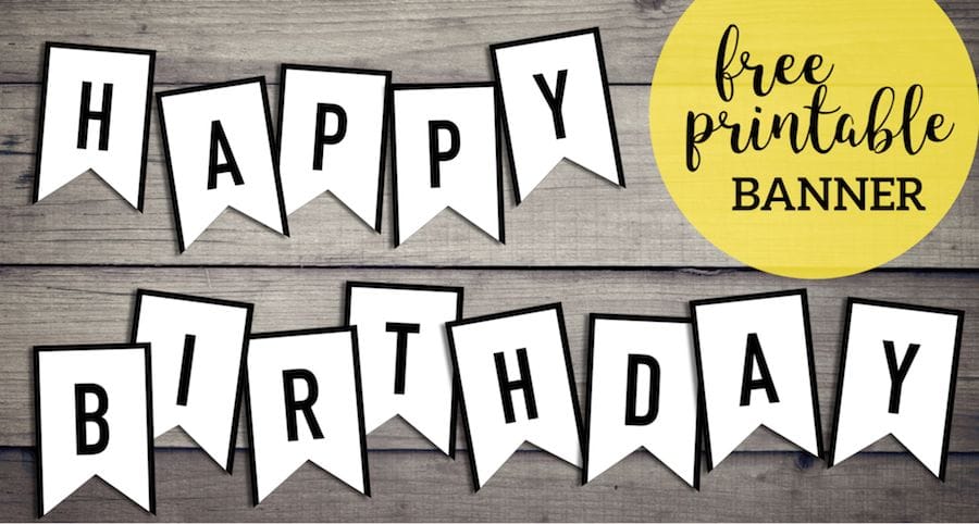 Birthday Banner Templates Free