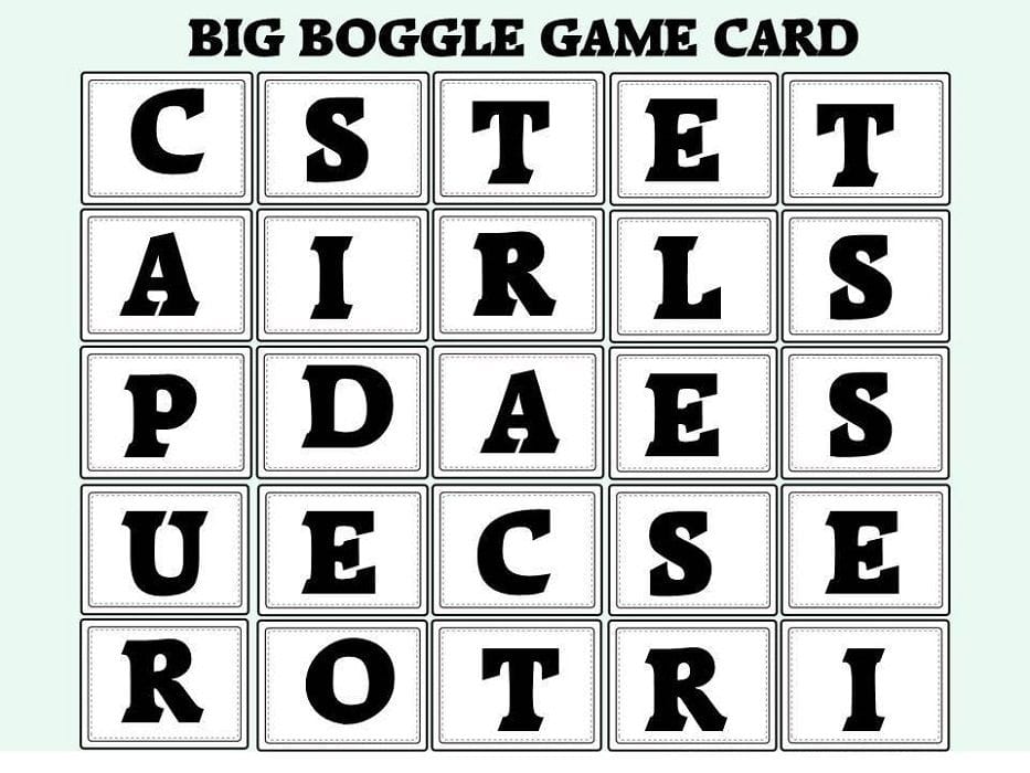 How to Play Boggle