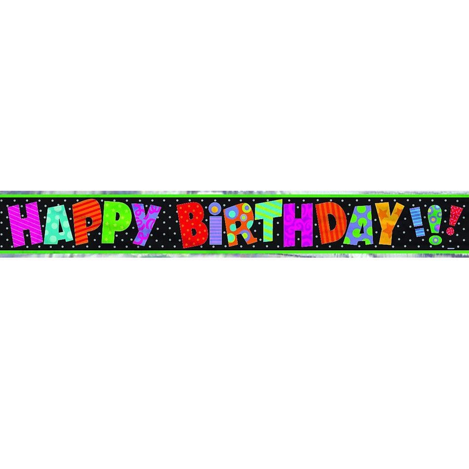 Bright and Colorful Birthday Banner