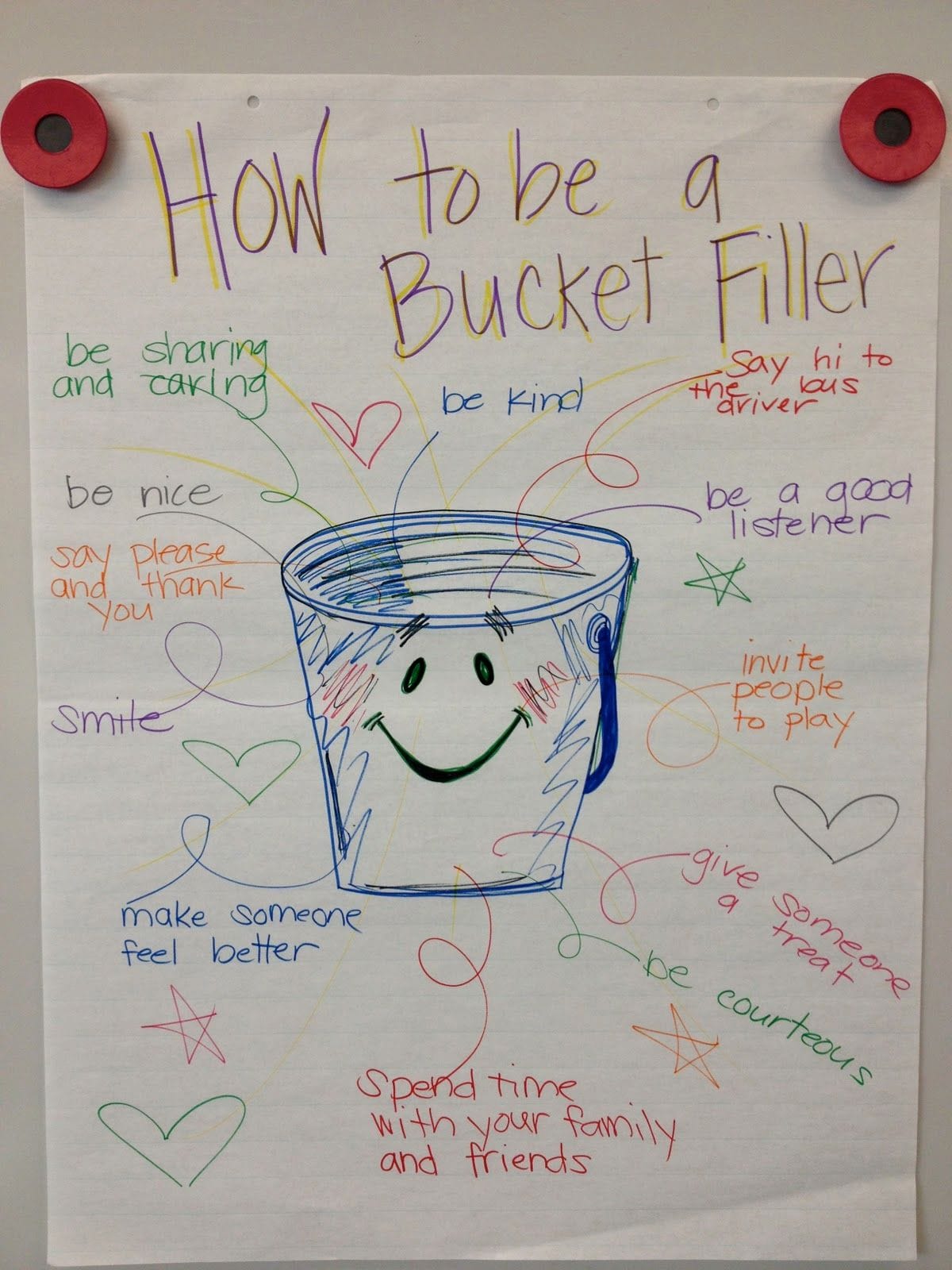 Bucket Filler Charts