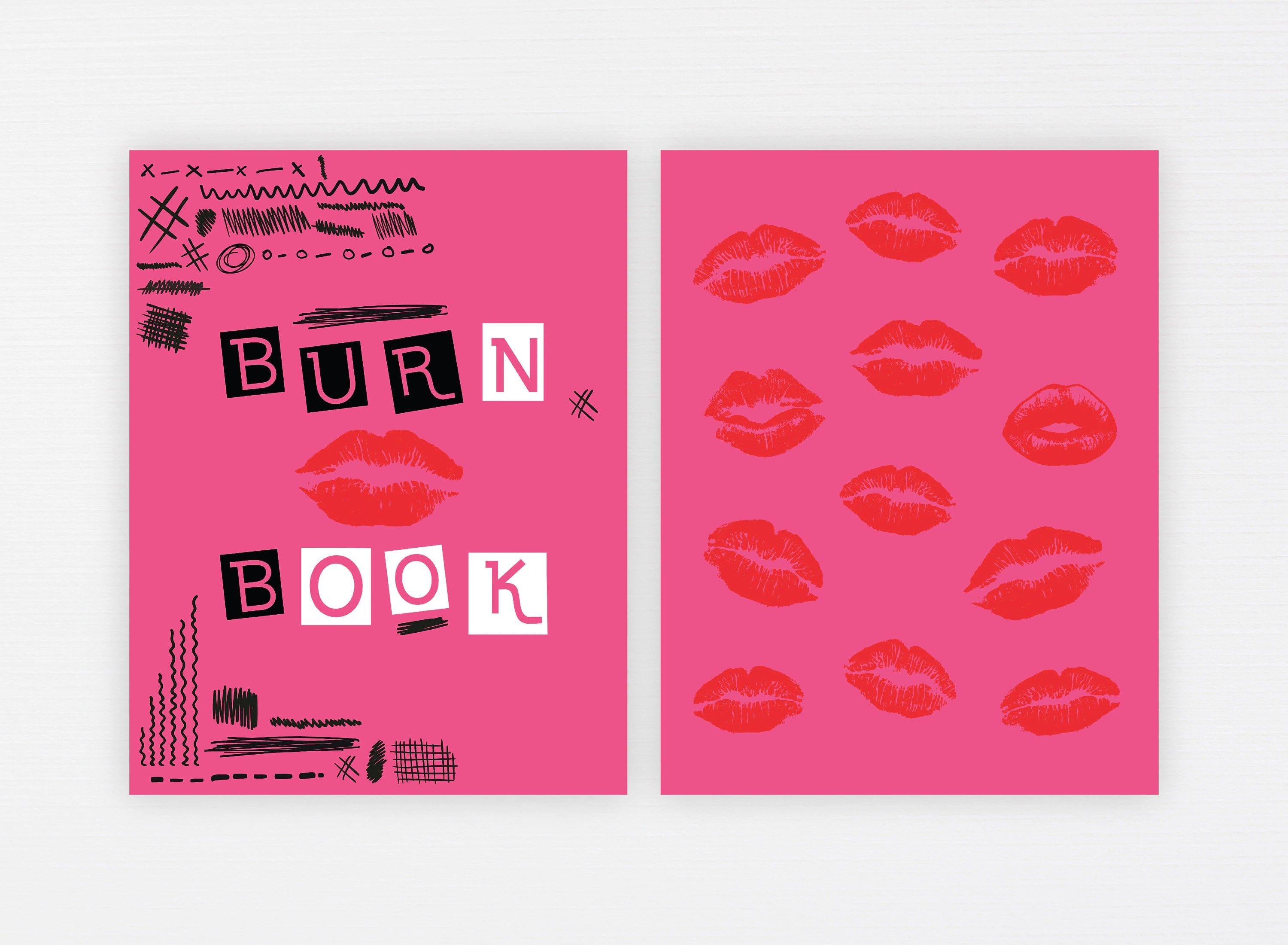 10 Free Printable Burn Book Pages