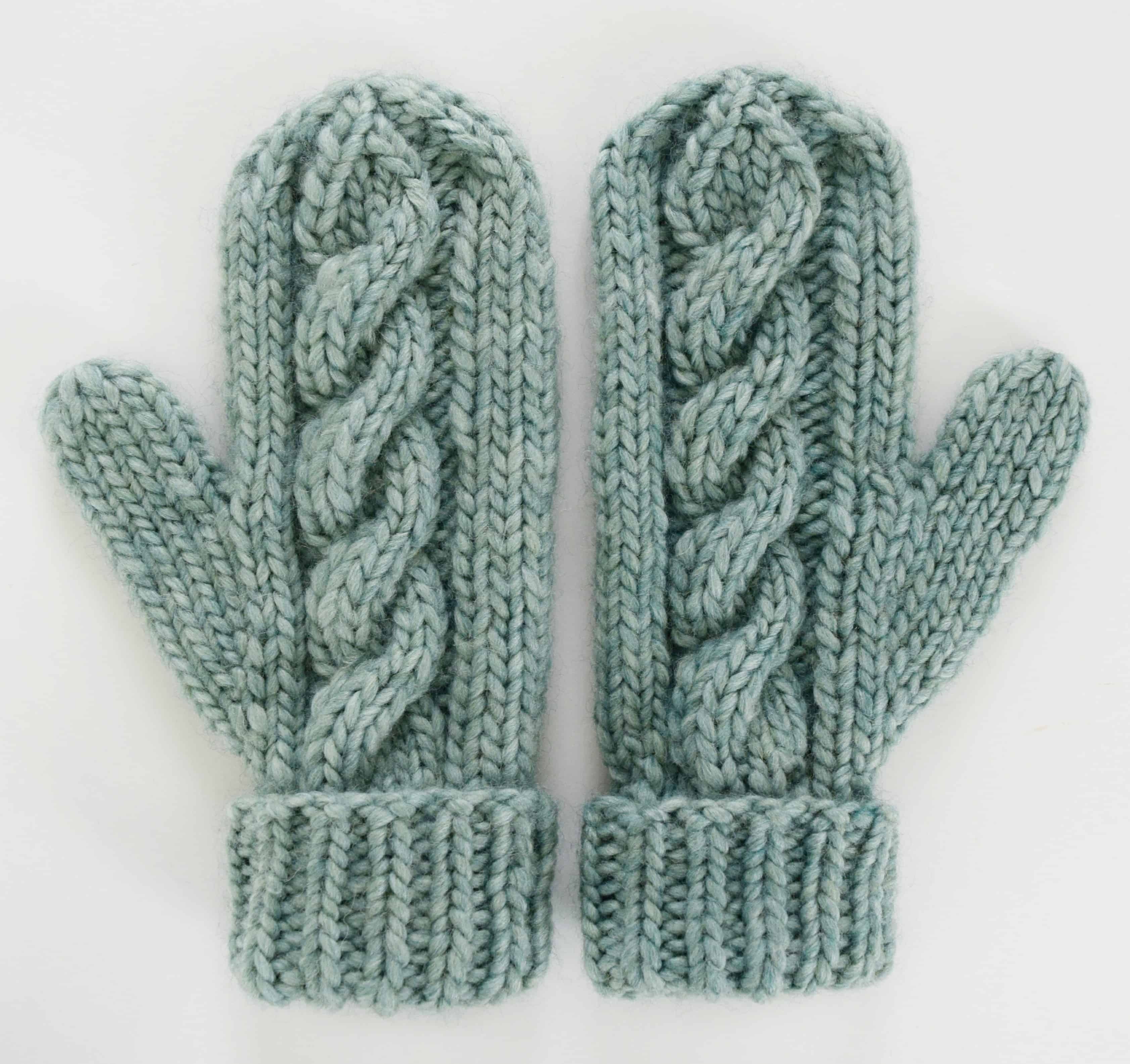 Cable Mittens Pattern