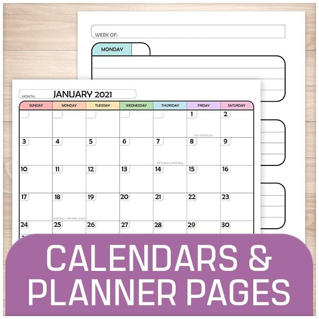 Calendar and Planner