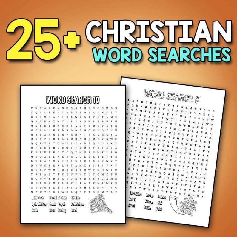 Christian Values Word Search