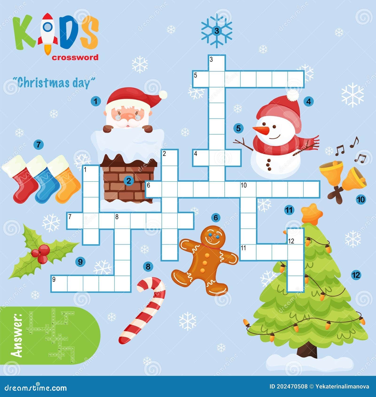 Christmas Day Crossword Puzzle