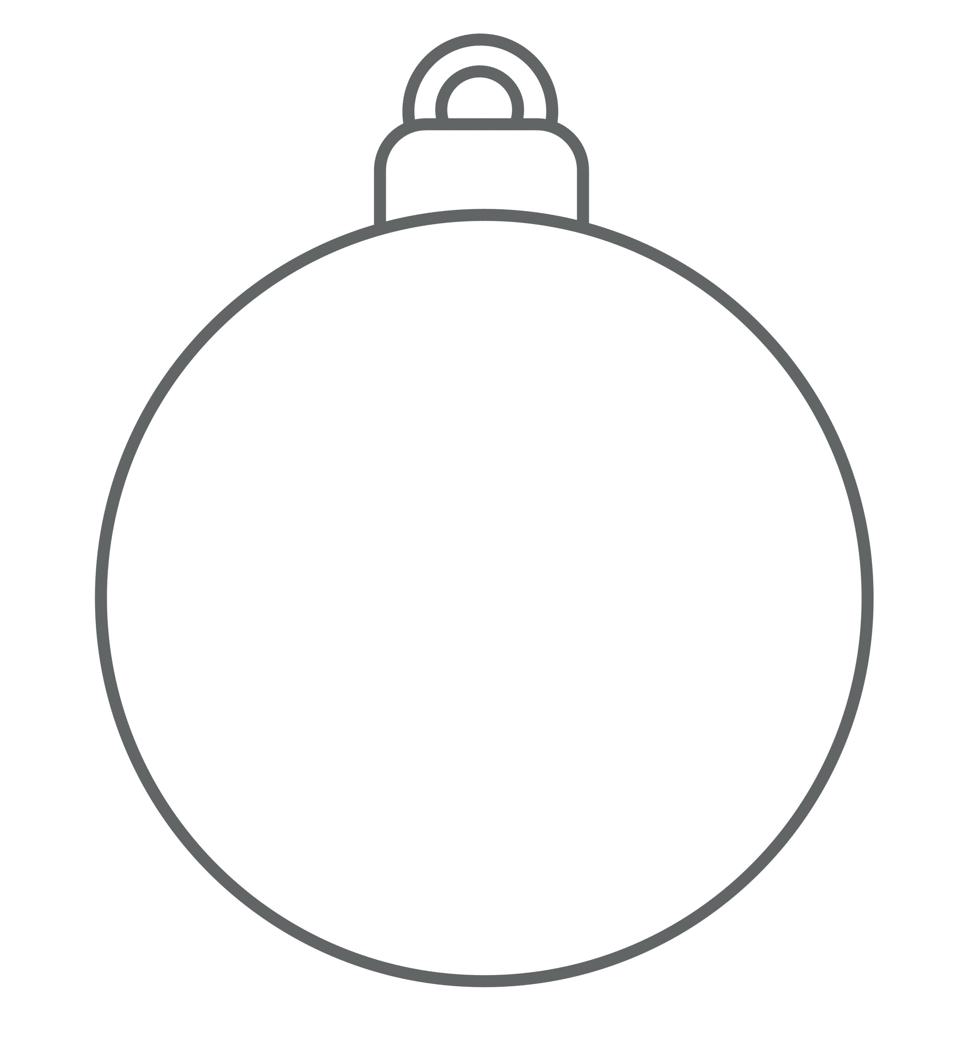 Free Printable Christmas Ornaments Template