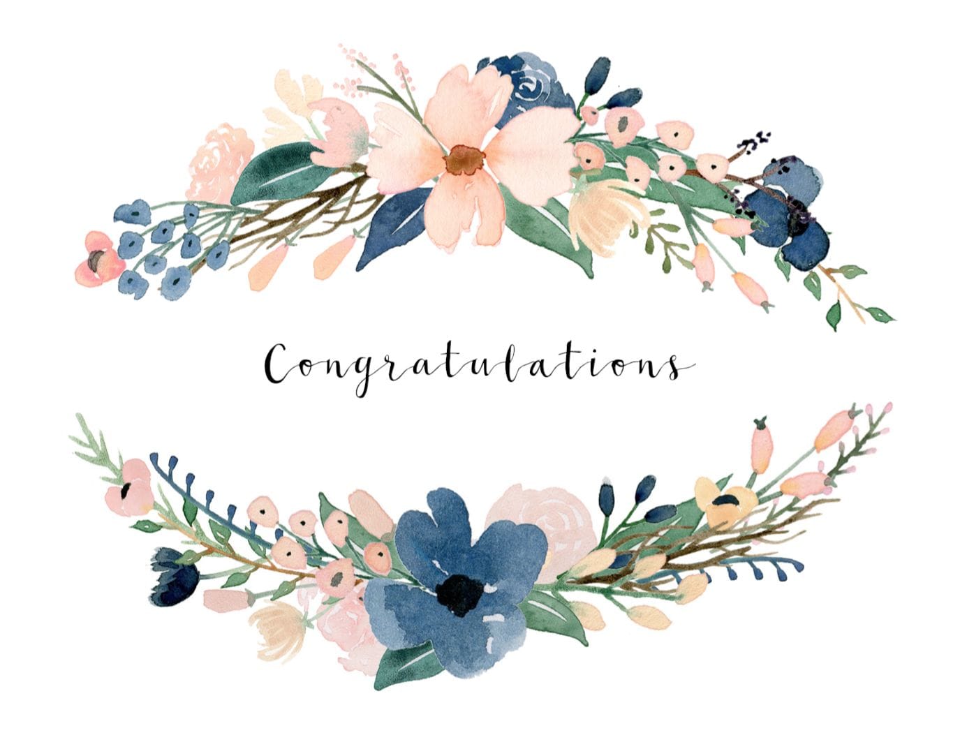 Congratulations card design