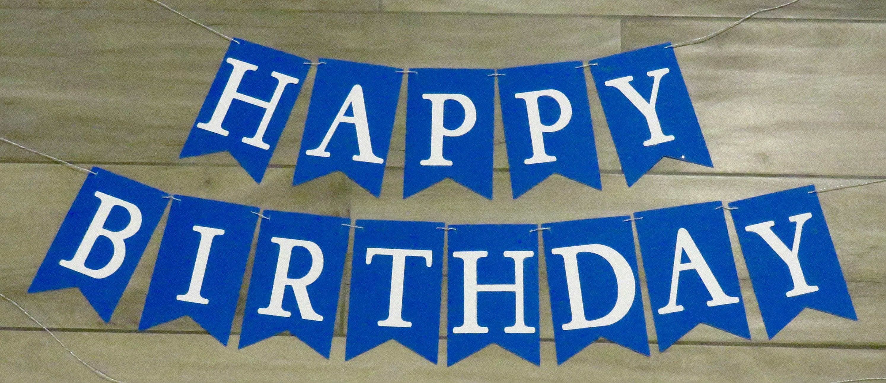 Create Custom Birthday Banner