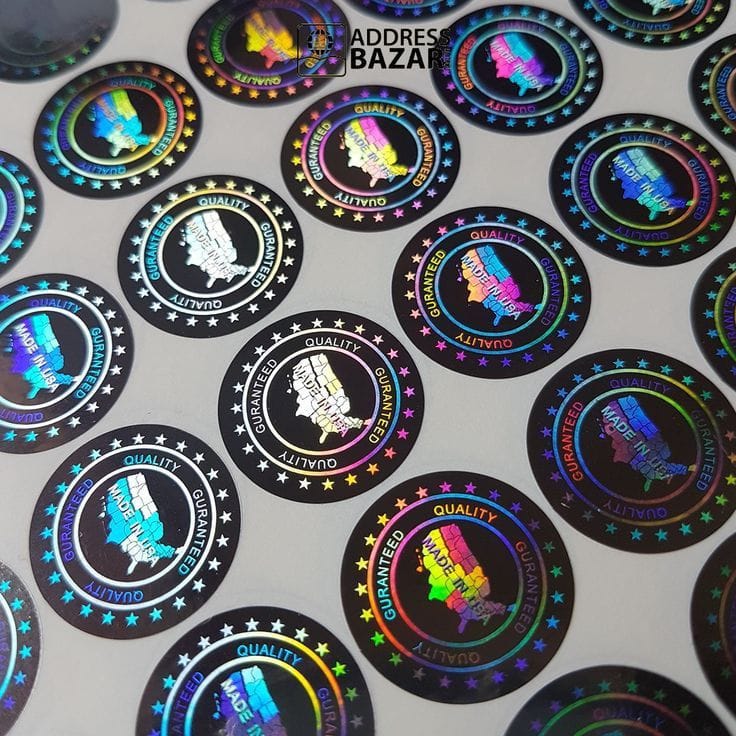 Create Holographic Stickers