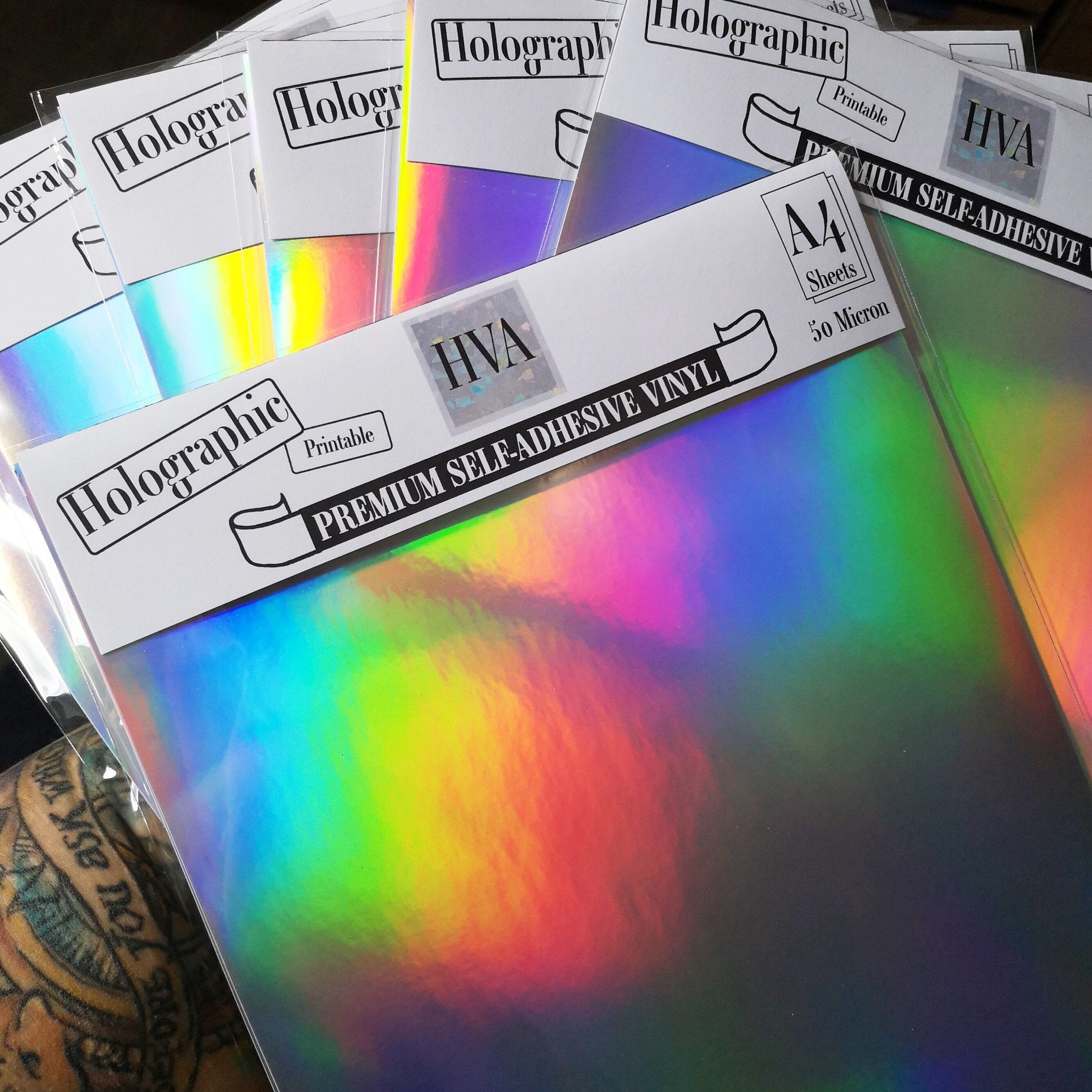 Create Your Own Holographic Stickers With Printable Holographic Paper