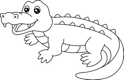 Crocodile Coloring Page