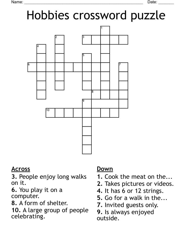 Crossword Hobbyist