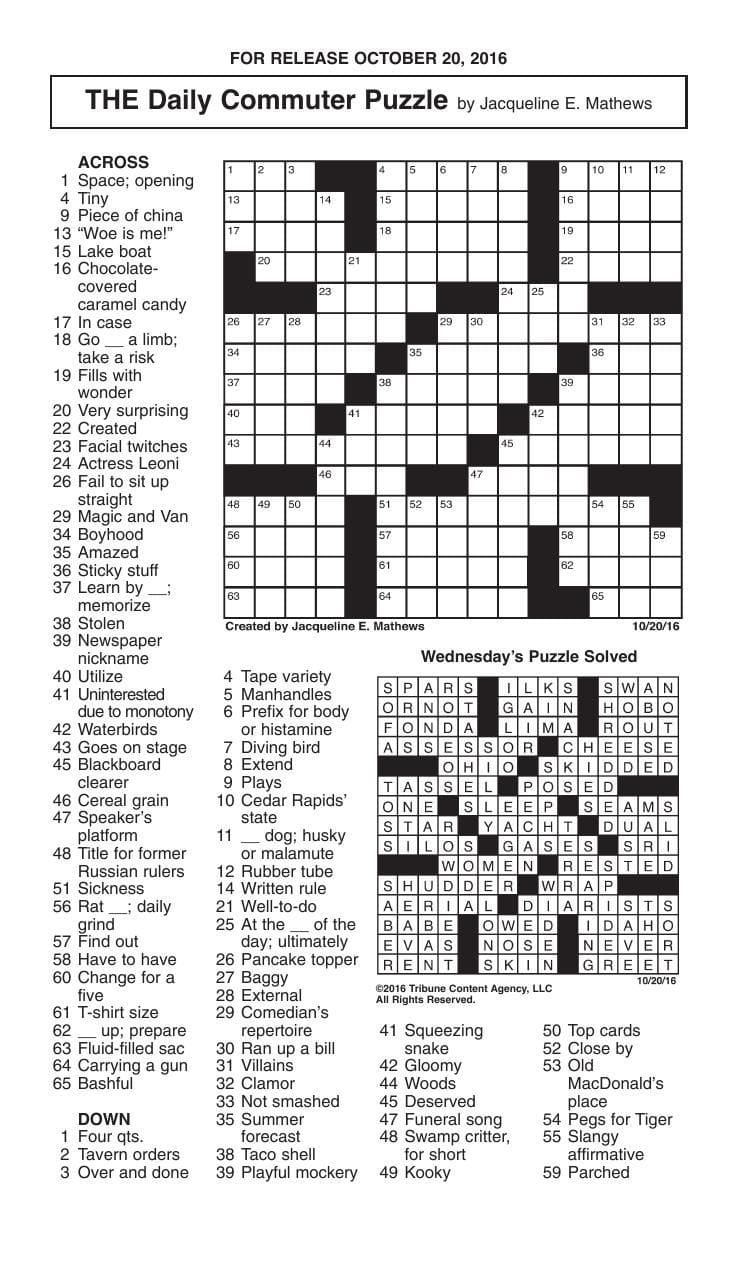 Crossword Puzzle Portal Crossword