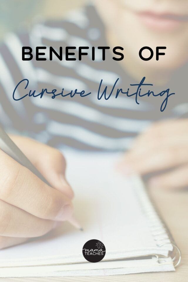 Benefits of Cursive Handwriting