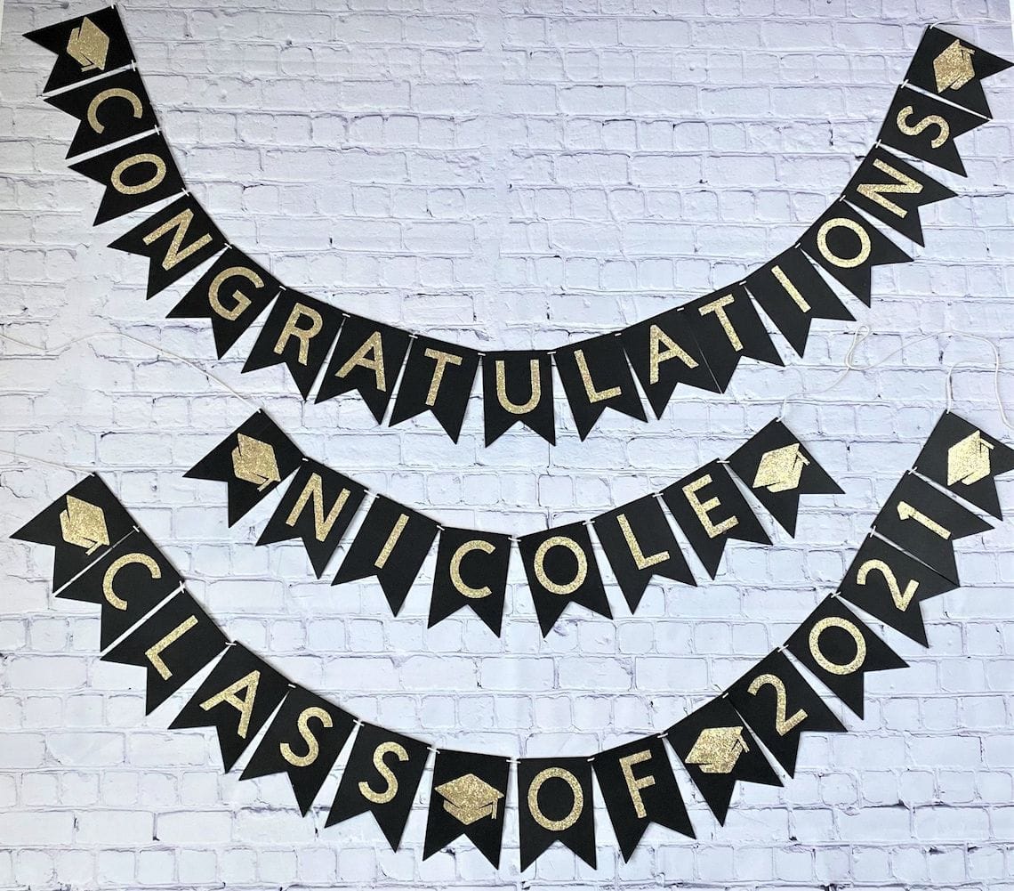 Customizable Graduation Banner