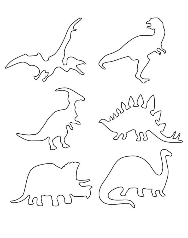 Dinosaur Stencils