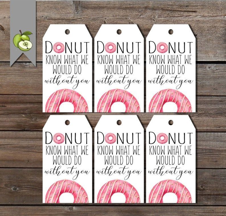 Donut Gift Tags