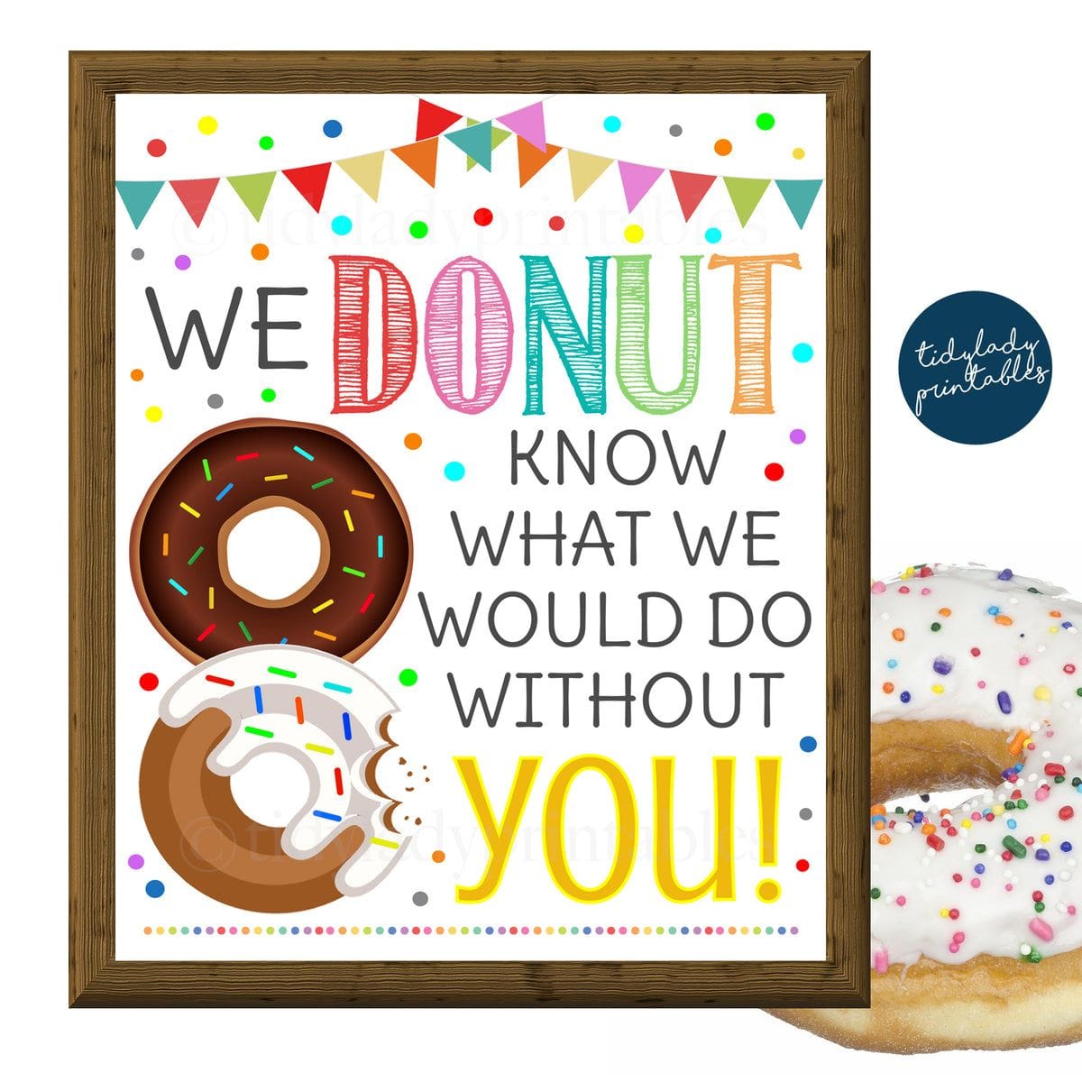 Donut Teacher Appreciation Printables