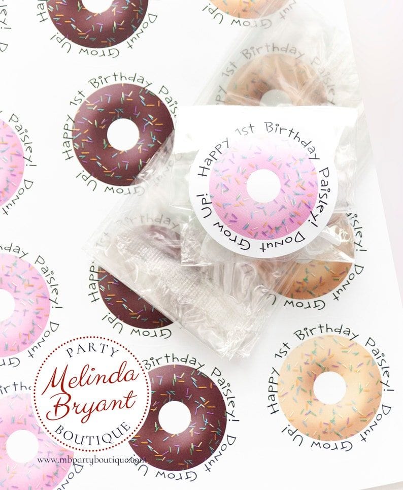 Donut-Themed Stickers