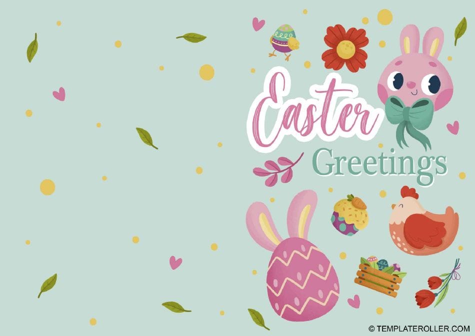 Download and Print Your Easter Card Templates