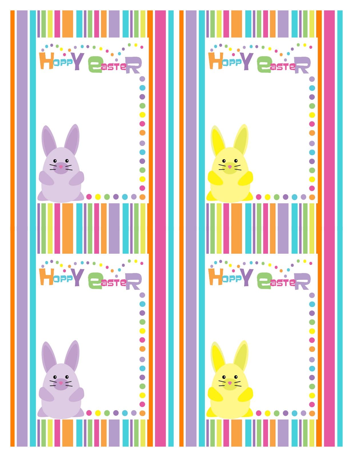 Free Easter Card Templates