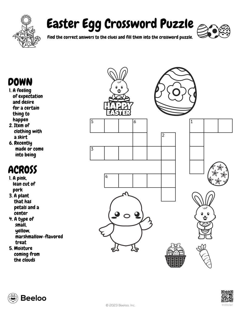 Easter Crossword Themes