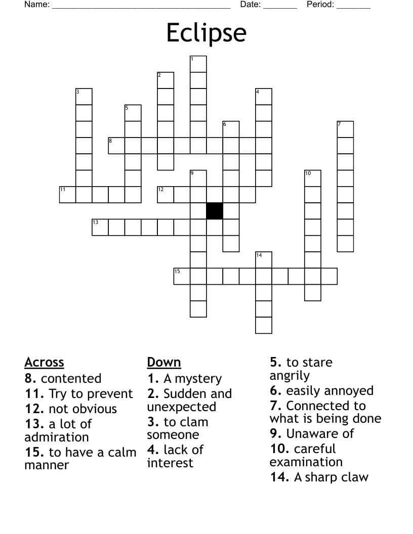 EclipseCrossword