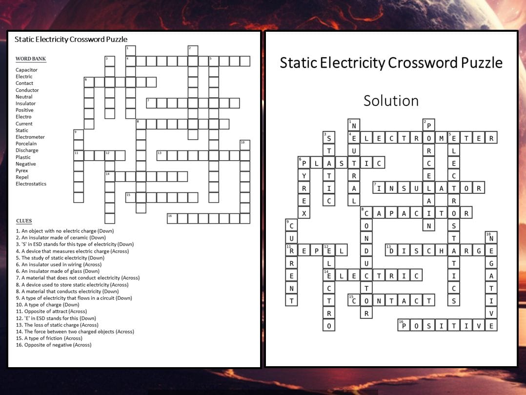 Electric Power Crossword Puzzle