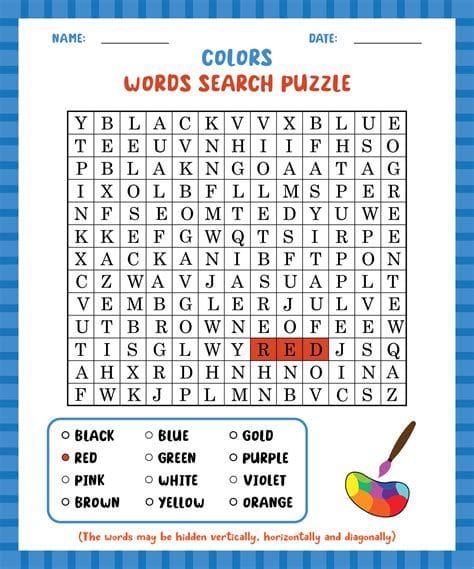 English Word Search: Literary Terms