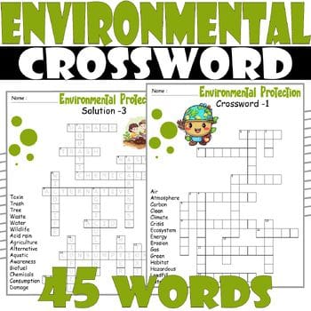 Environmental Conservation Crossword