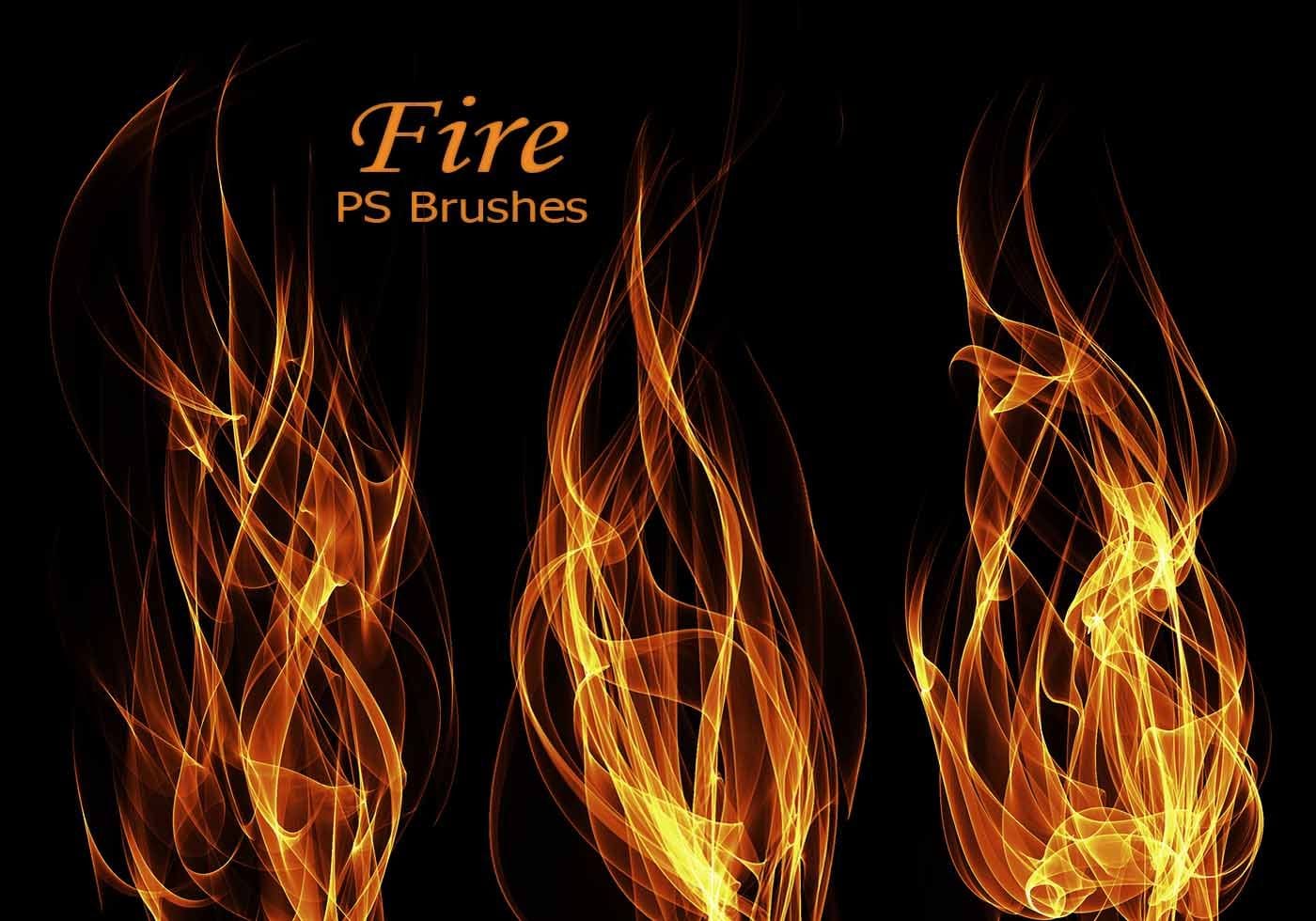 Flames Brushes Template