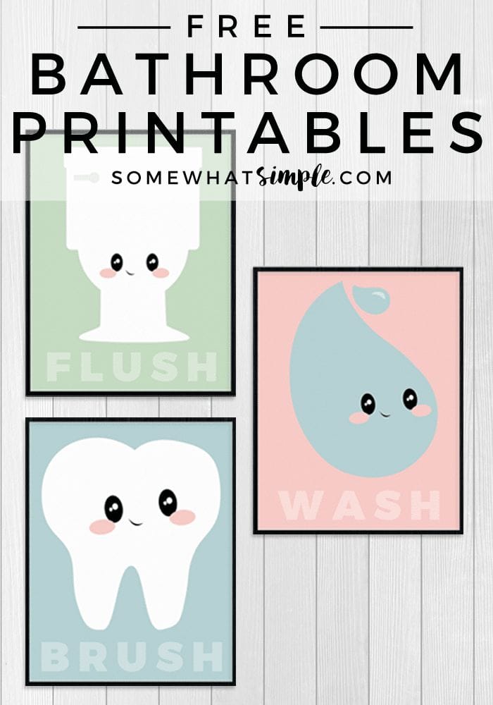 Free Bathroom Printables