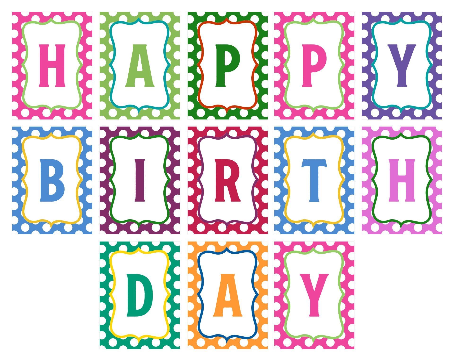 Free Birthday Banner Templates