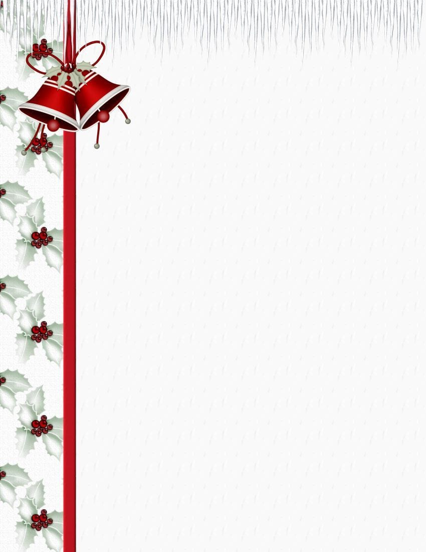 10 Free Printable Christmas Stationery Templates