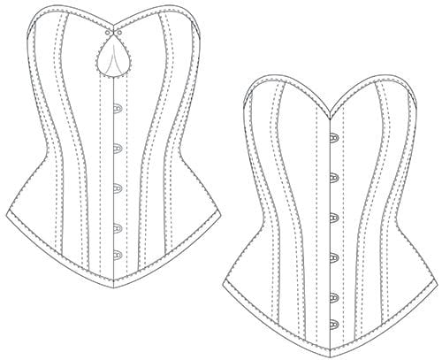 Where to Find Free Printable Corset Patterns