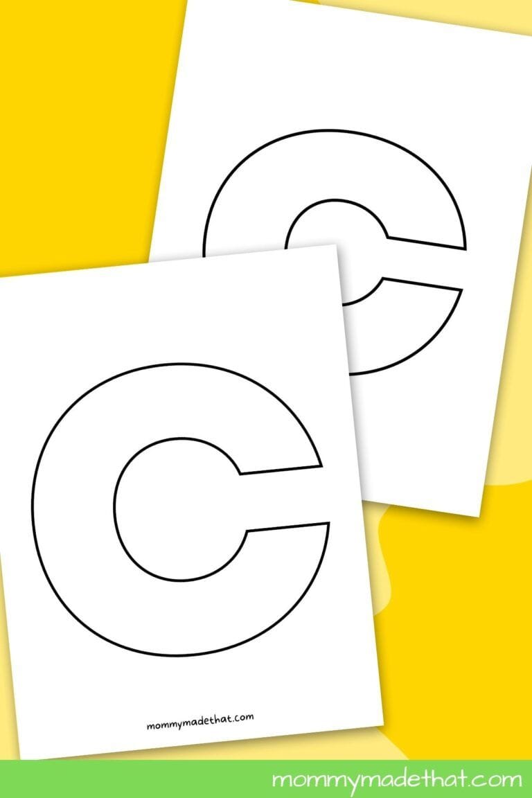 Free Letter C Template Printables