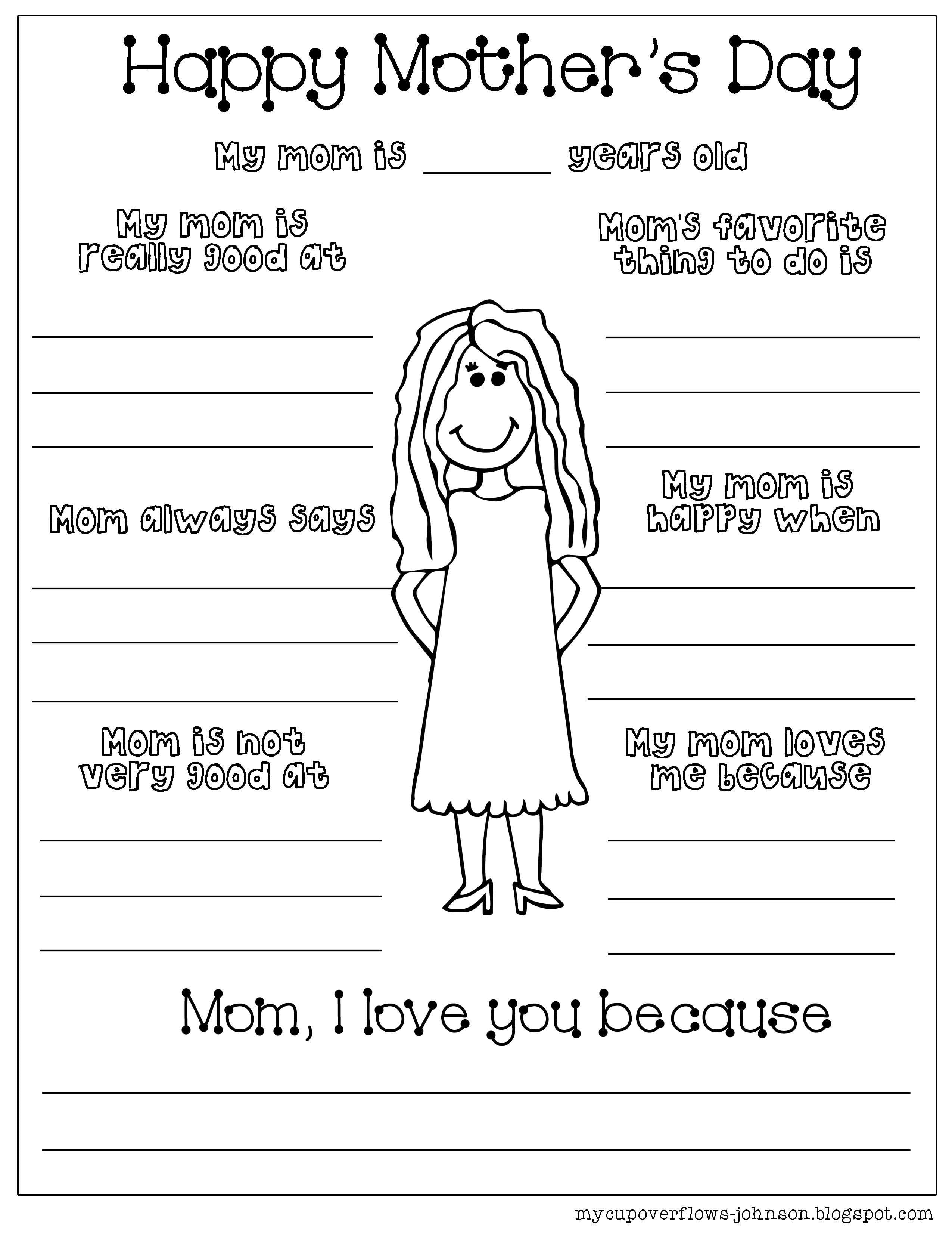 Free Mothers Day Printables To Show Your Love