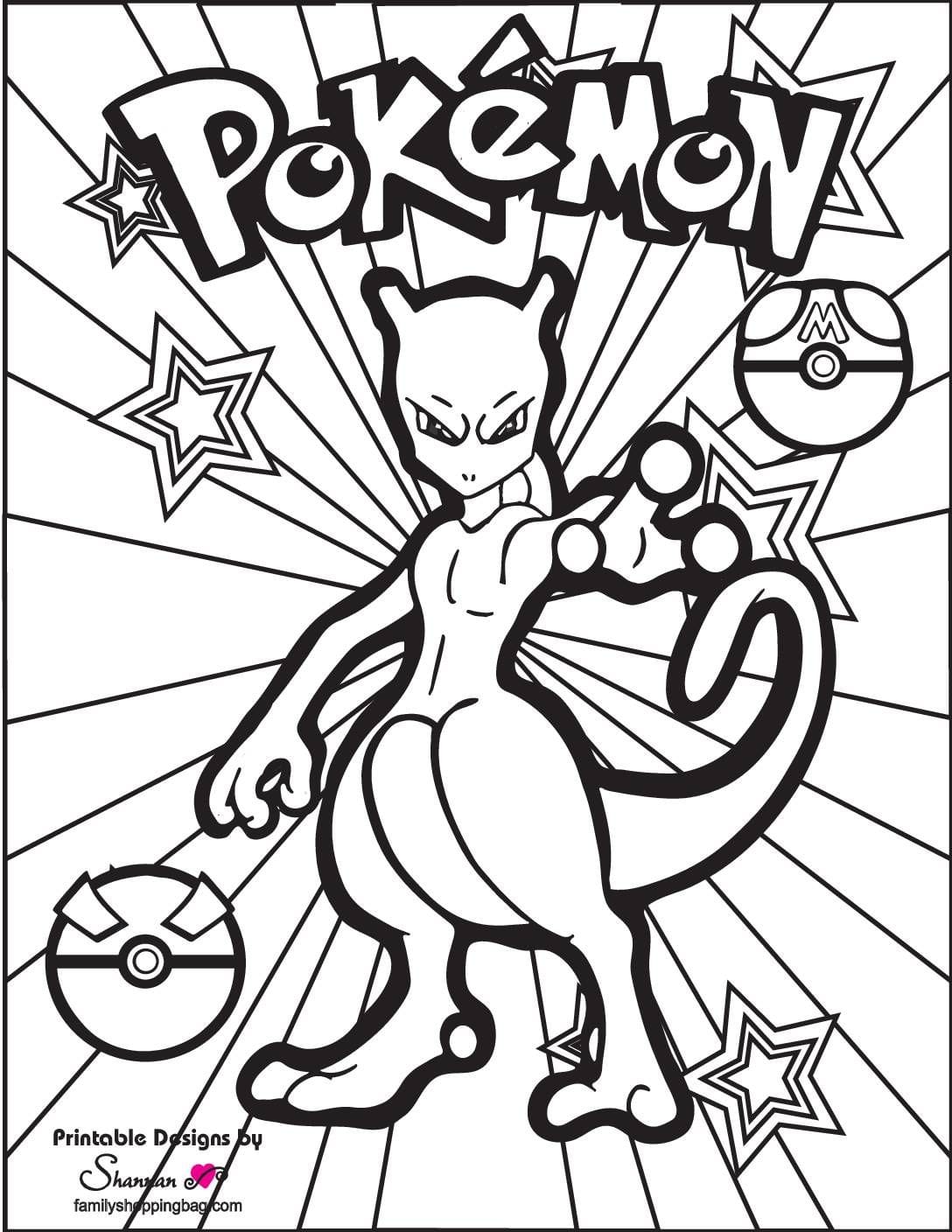 Free Pokémon Printables