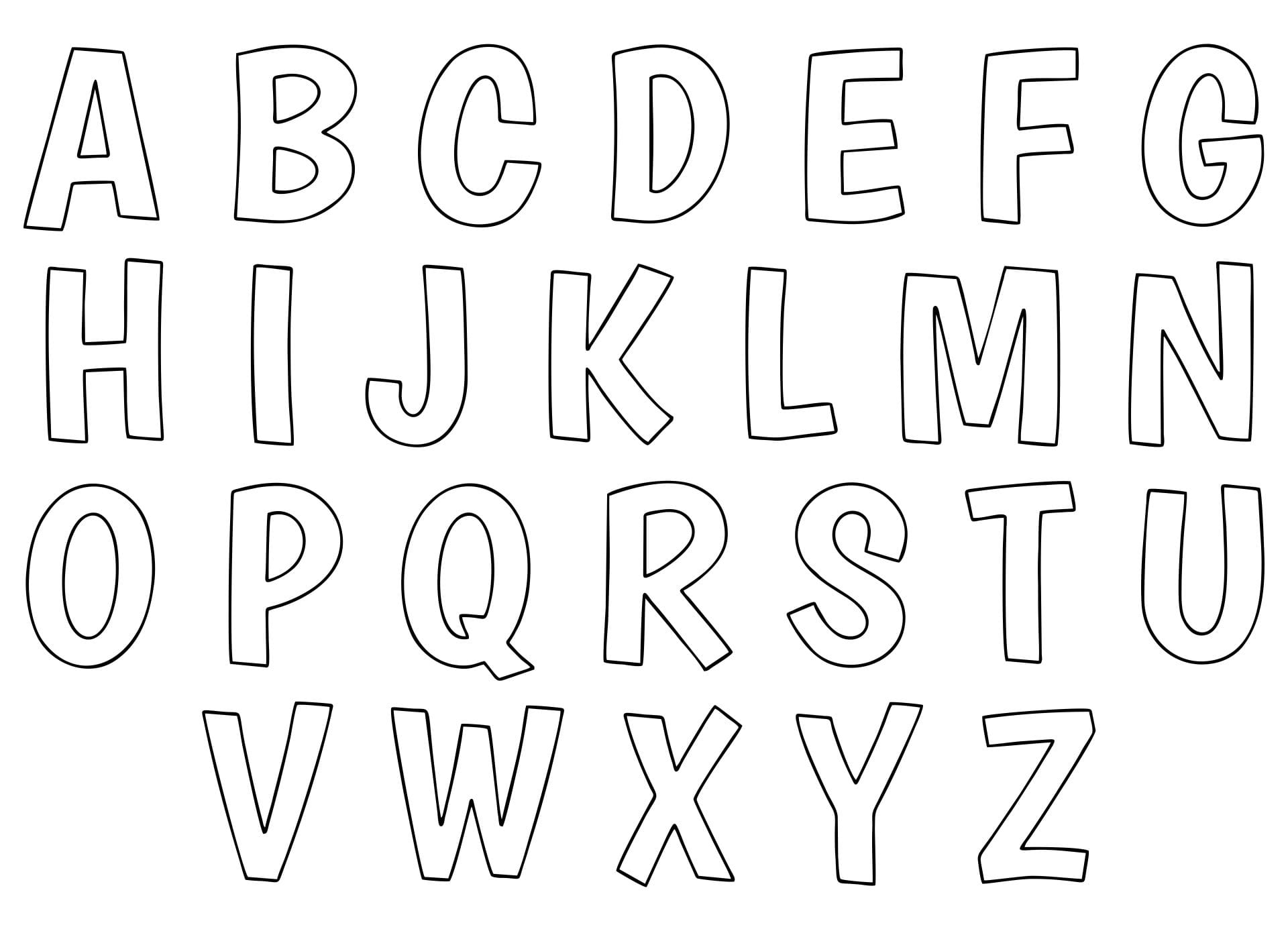 10 Free Printable Alphabet Stencils For Kids