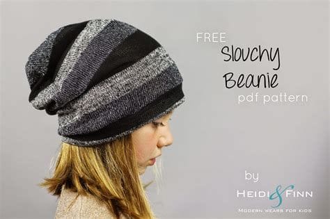 Free Printable Beanie Hat Sewing Pattern Download