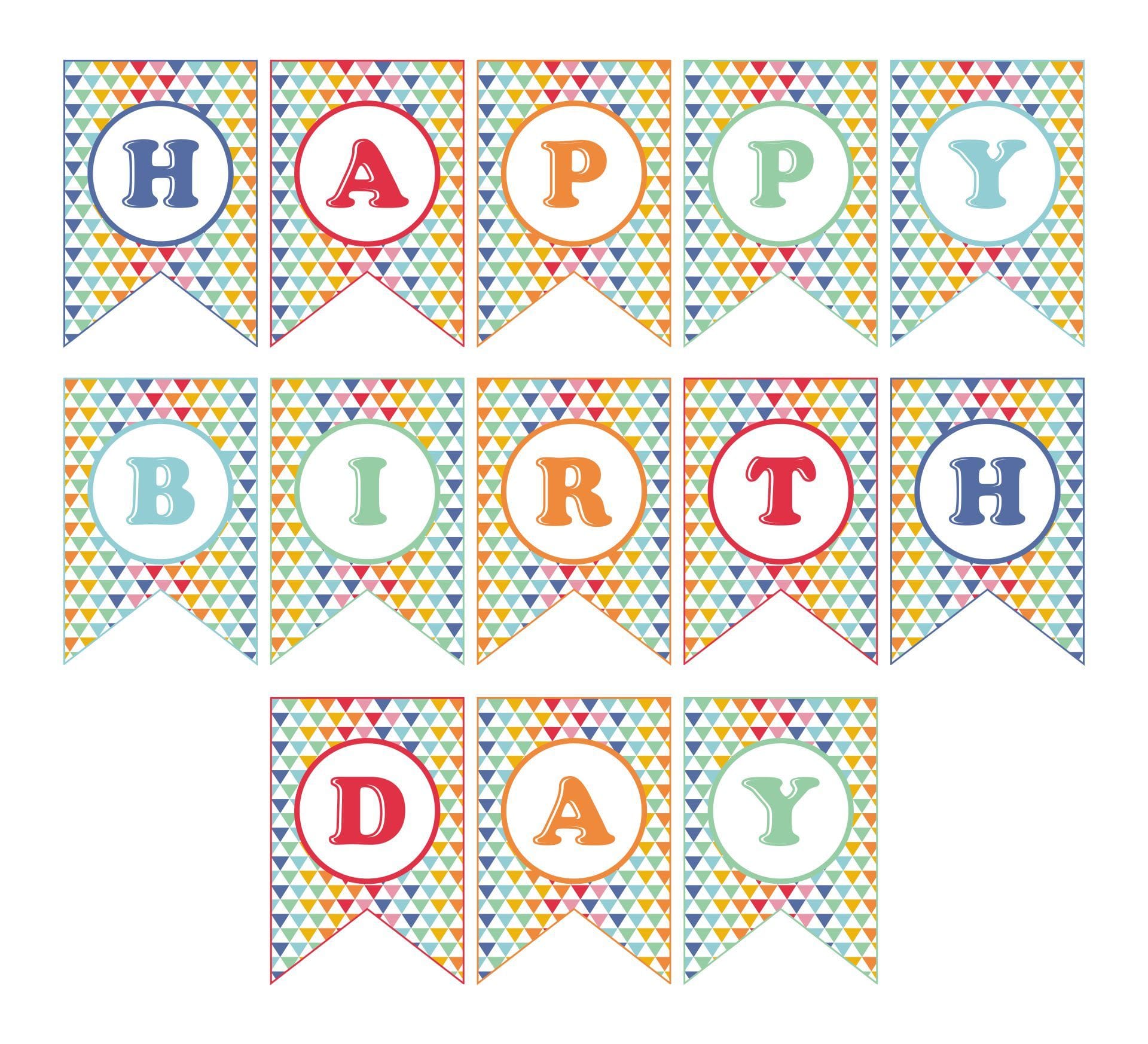 Free Printable Birthday Banners