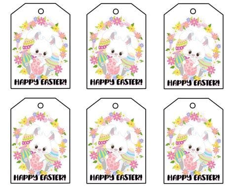 Free Printable Easter Gift Tags Designs To Download