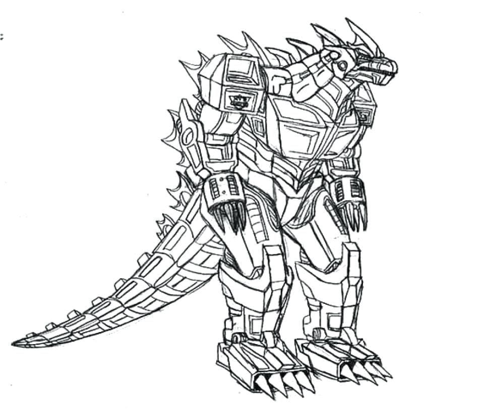 Free Printable Godzilla Coloring Pages