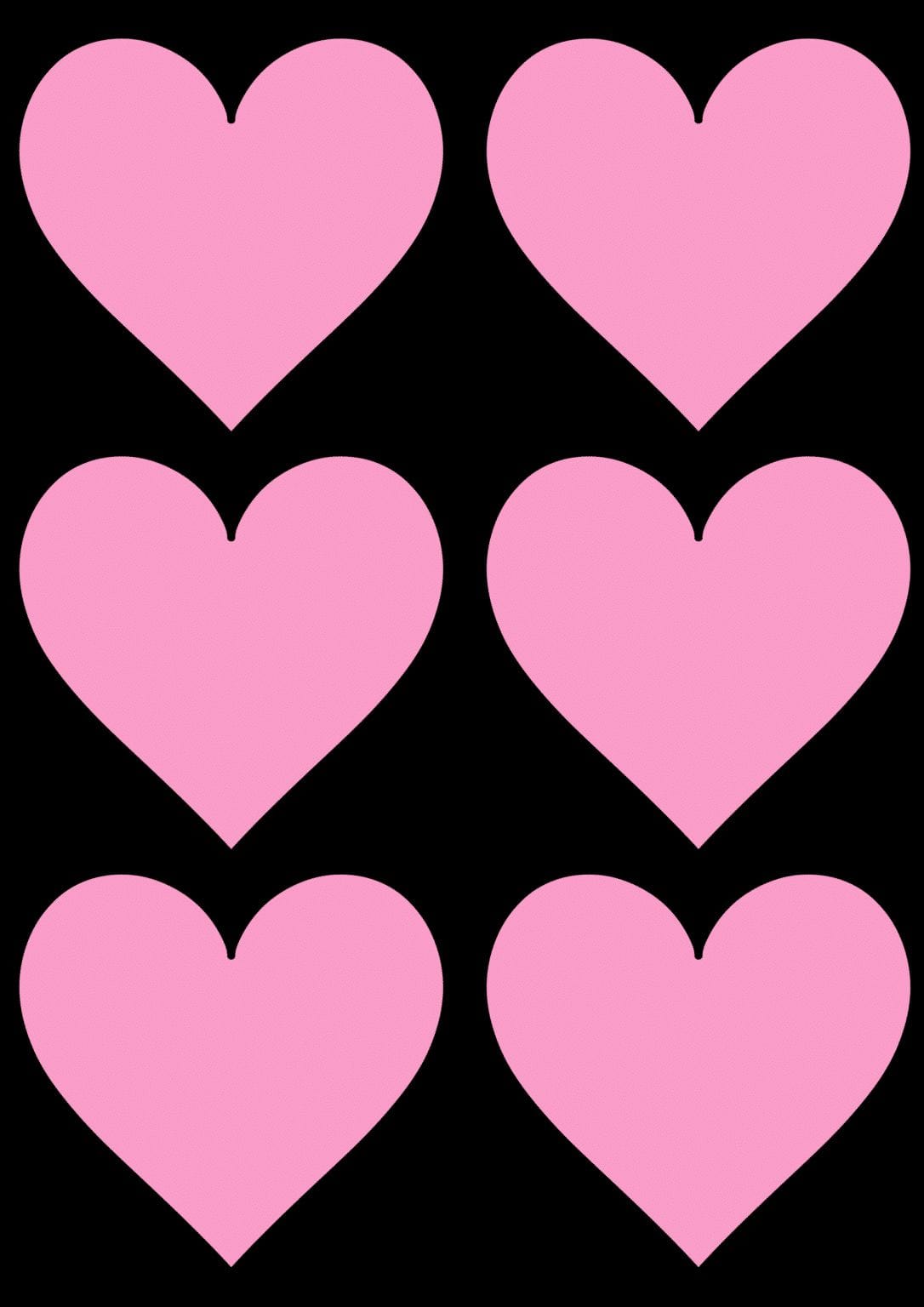 Free Printable Heart Templates