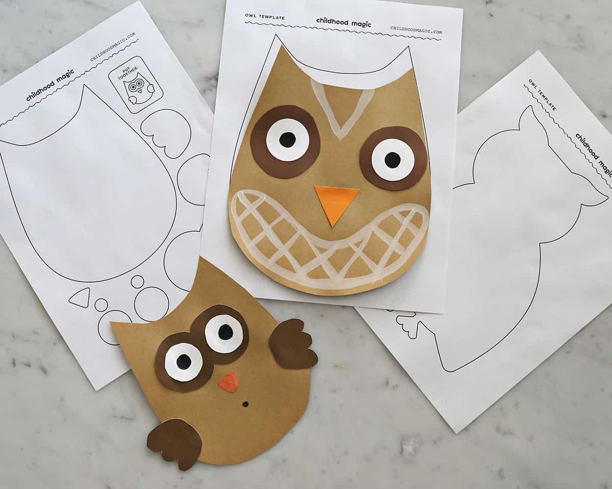 Free Printable Owl Pattern For Diy Crafts