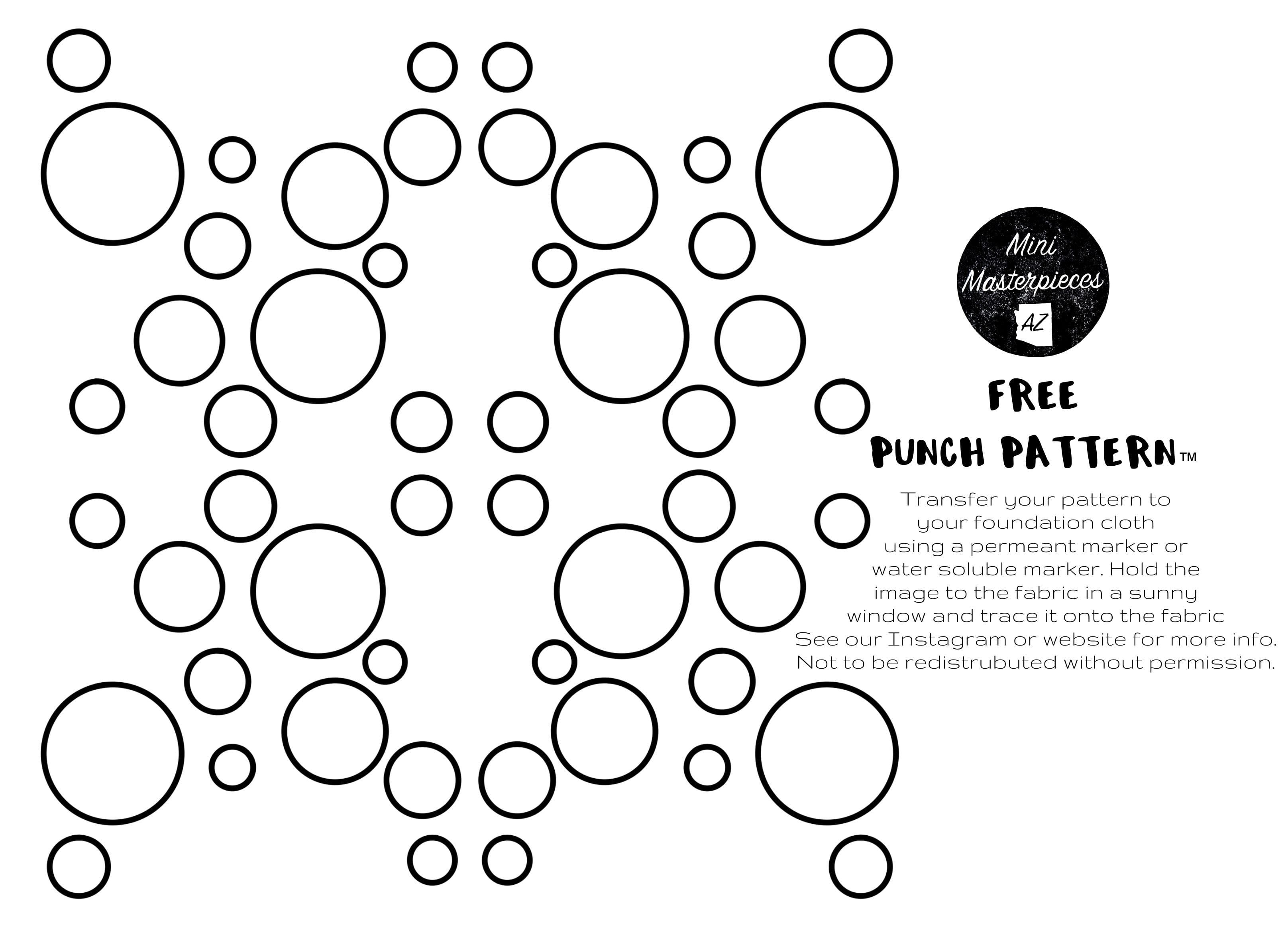 Free Printable Punch Needle Patterns For Beginners