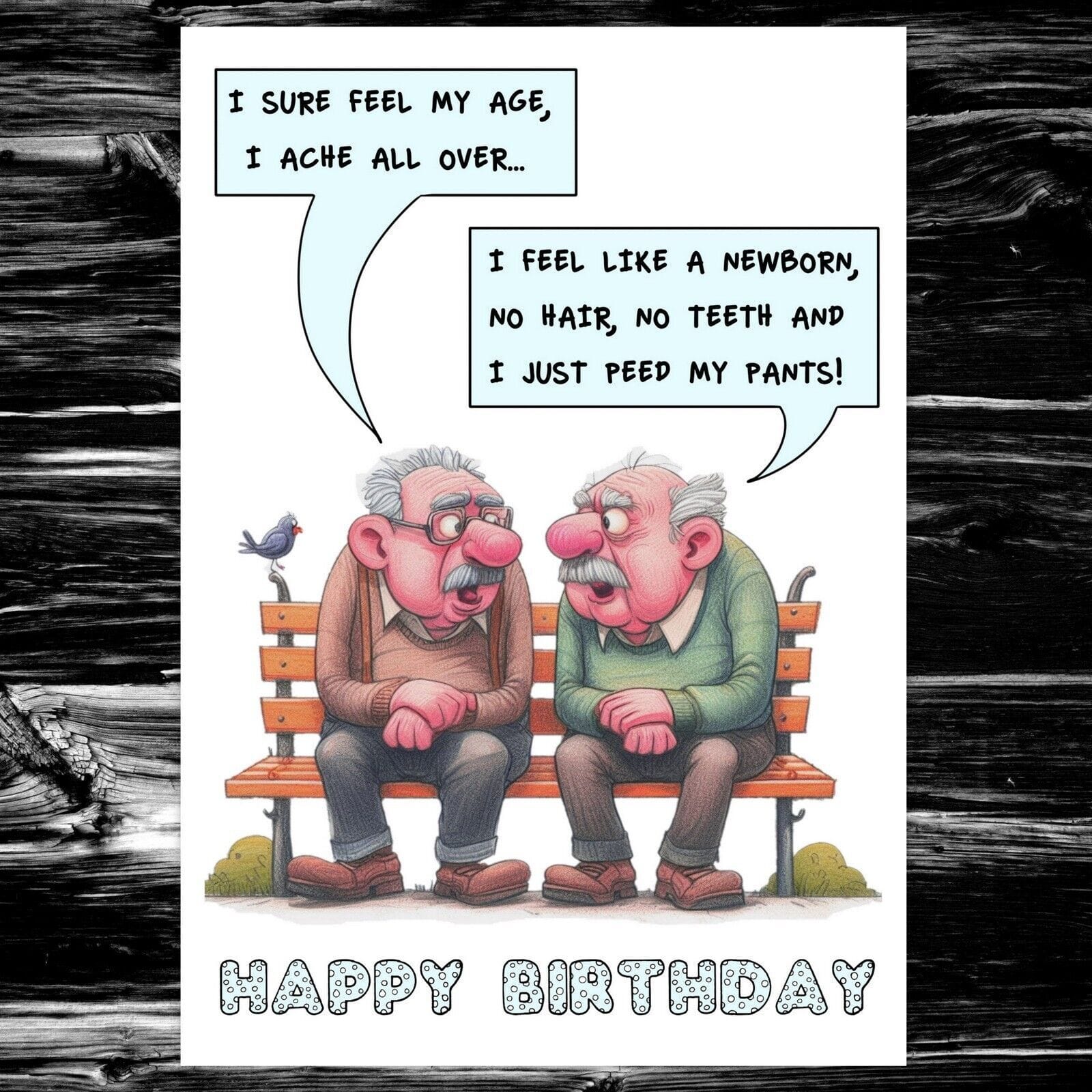 Funny Birthday Card for Him