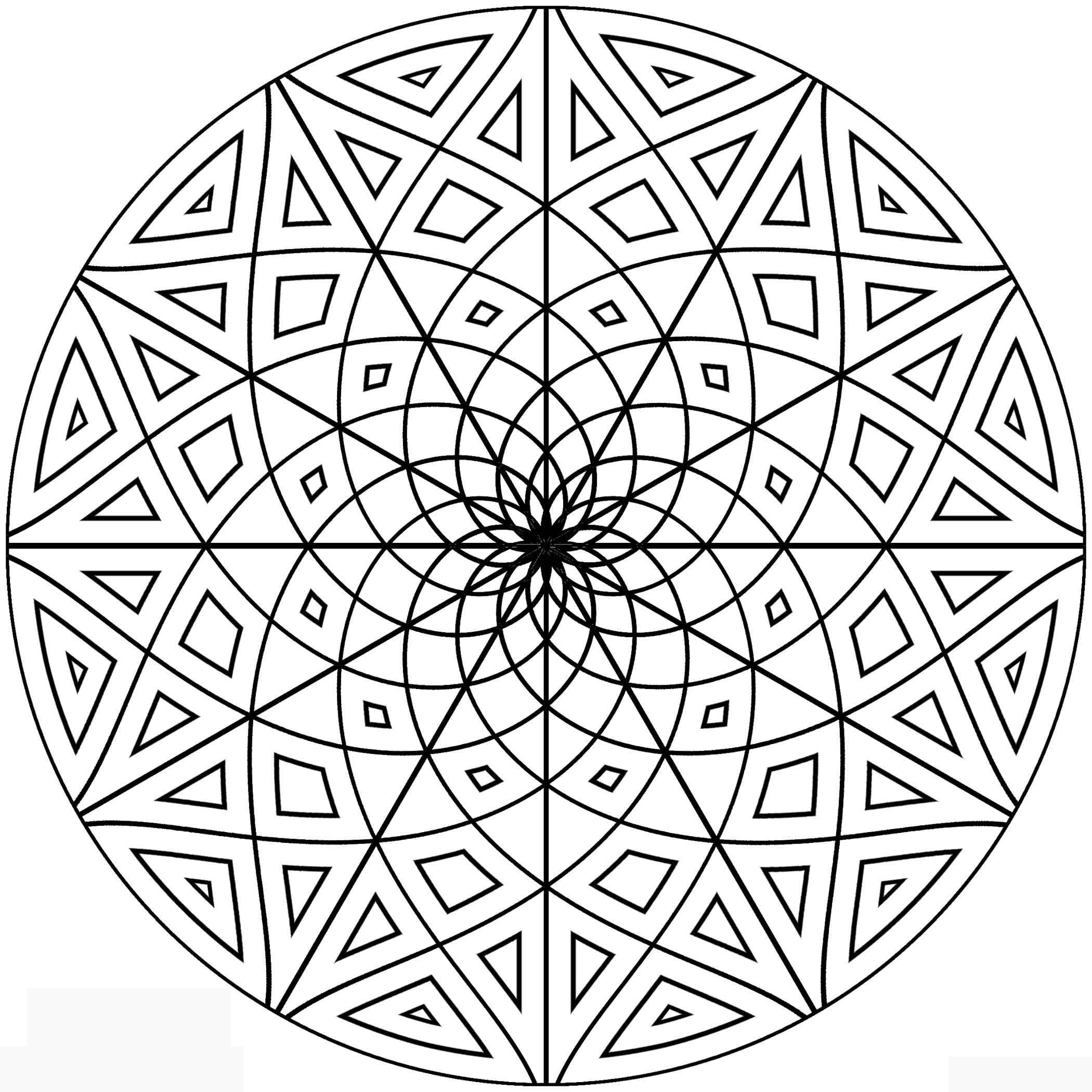 Geometric Coloring Pages